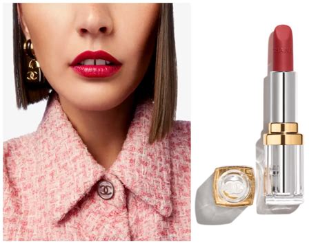 chanel con inserti rossi|31 LE ROUGE Rossetto satinato 1 .